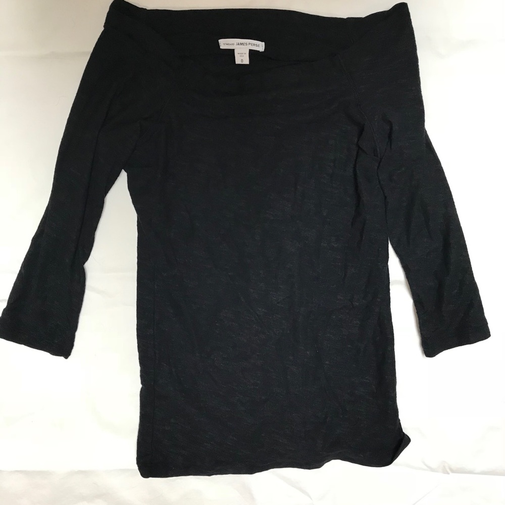 Size 0 James Perse Off the shoulder Top